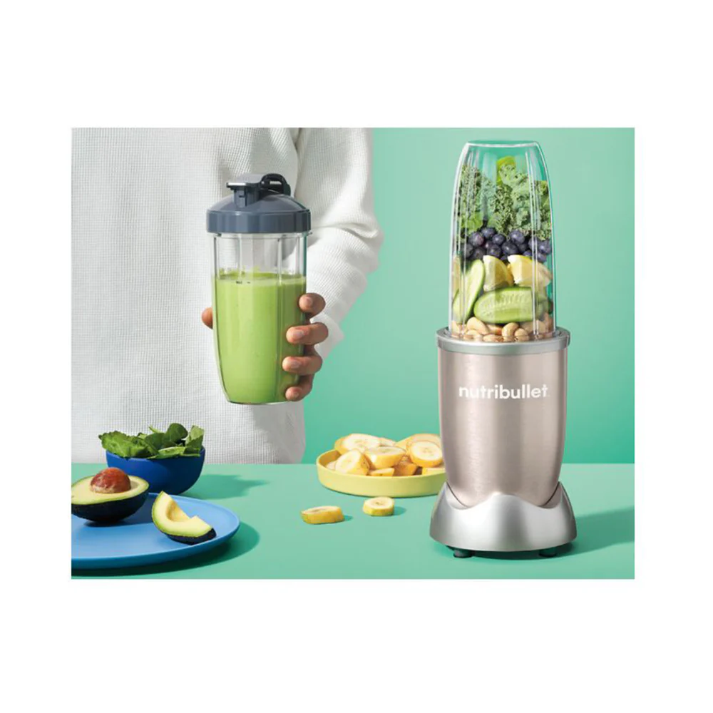 Nutribullet PRO High-Speed Blender and Mixer System 12-Piece Gold - Image 4