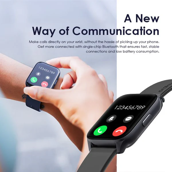 Oraimo  Watch 4 Plus  Bluetooth Call Smart Watch, AI-Generated Watch Faces, BT V5.2, 300mAh, Black, OSW-801 - Image 3