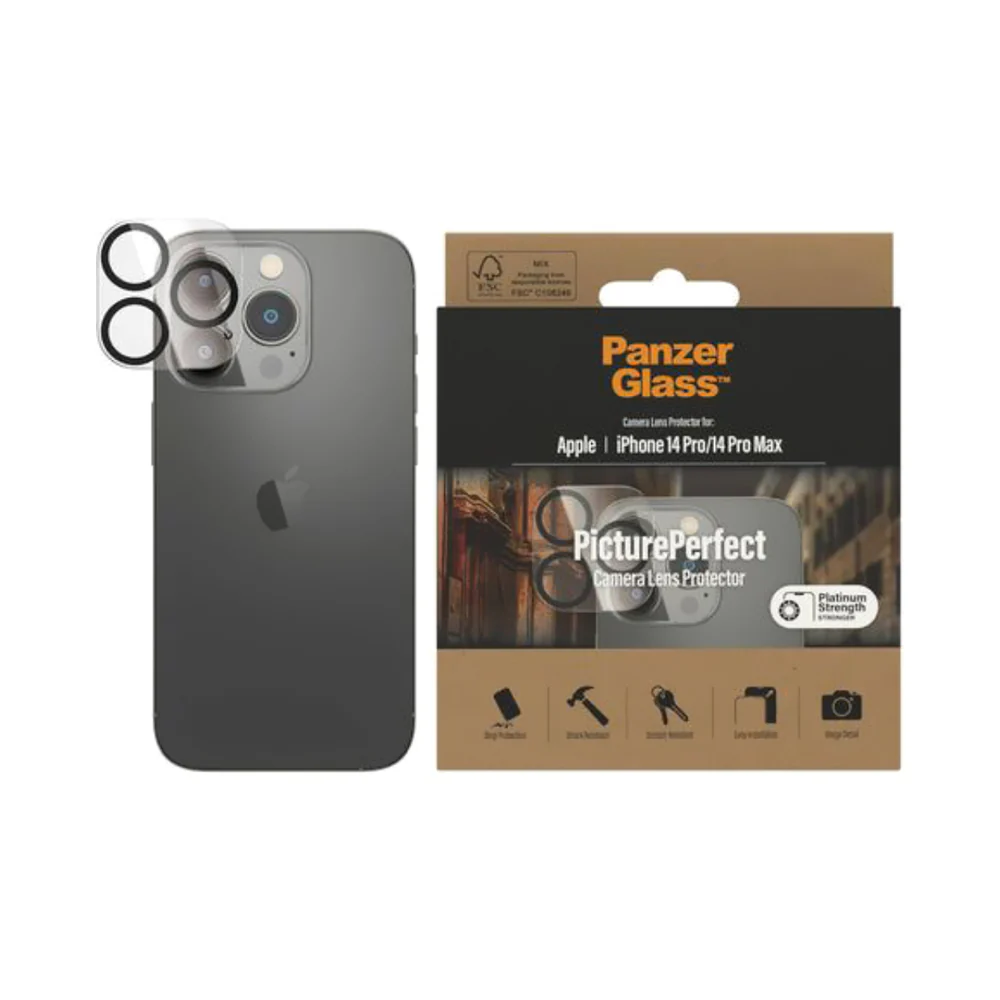 Panzer Camera Lens Protector for Apple iPhone 14 Pro/Max Clear - Image 3