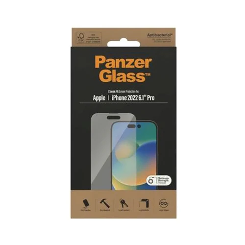 Panzer Classic Fit Screen Protector for Apple iPhone 14 Pro Clear - Image 3