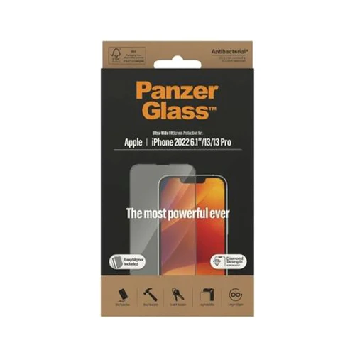 Panzer Ultra Wide Fit Screen Protector for Apple iPhone 14 with Applicator Clear - Image 3
