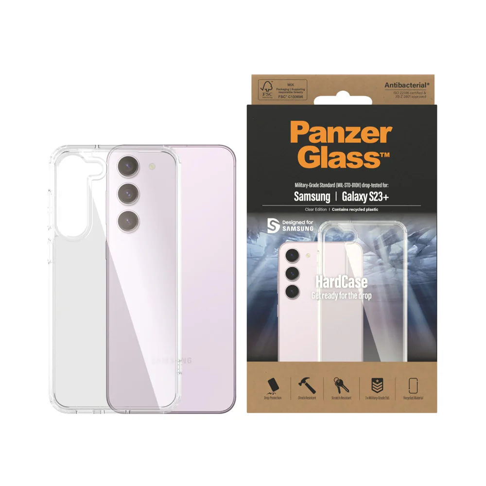 PanzerGlass Hard Case Cover For Samsung Galaxy S23 Plus Clear - Image 3