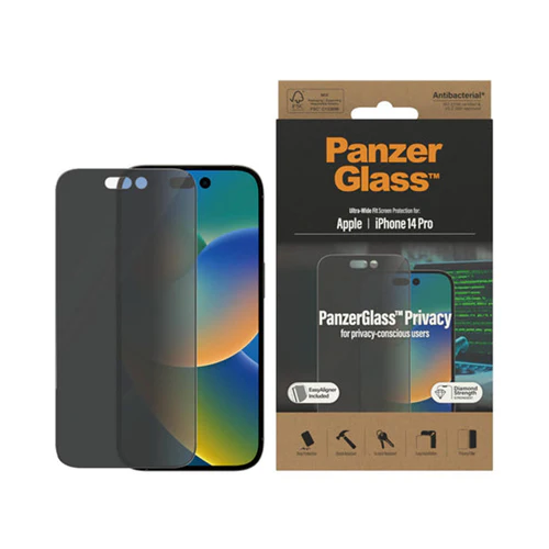 PanzerGlass Screen Protector for iPhone 14 Pro Black - Image 2