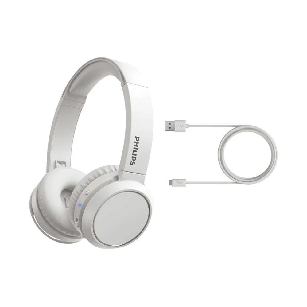 Philips 4000 Series On-Ear Bluetooth Headphones With Microphone White - Image 7
