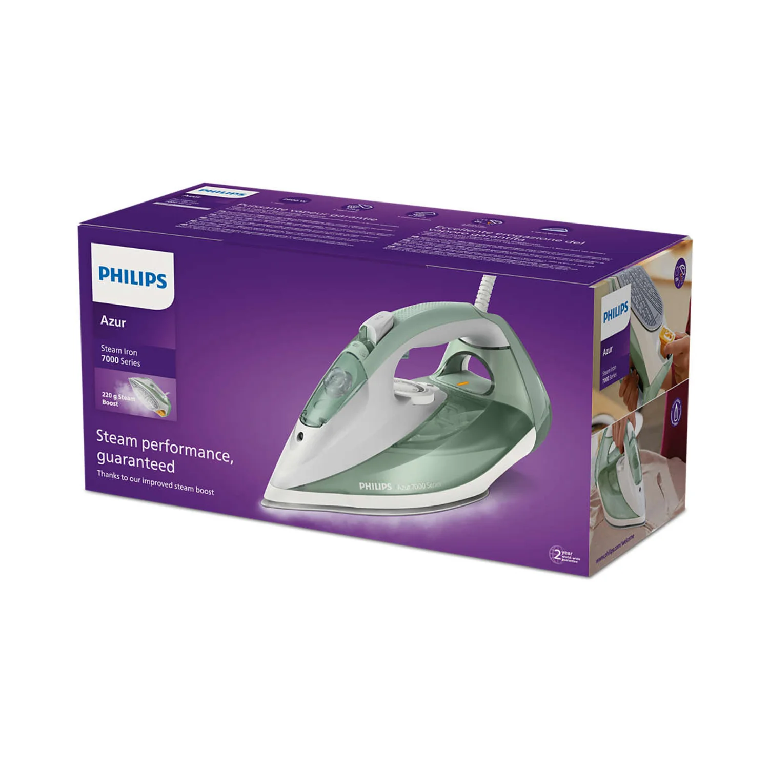 Philips Steam Iron 2600W Green - Image 6