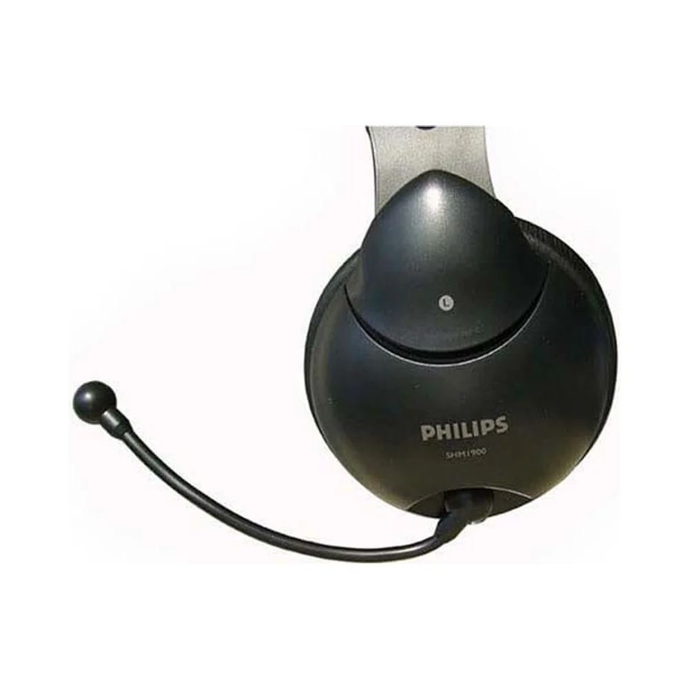 Philips Wired Headset with Mic Black - Image 2