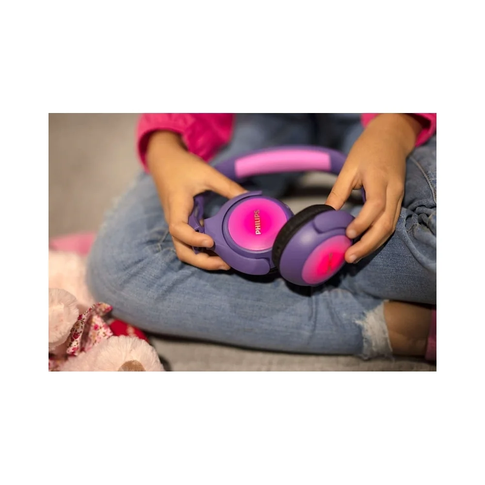 Philips Wireless On-Ear Childrens Headphones Pink - Image 7