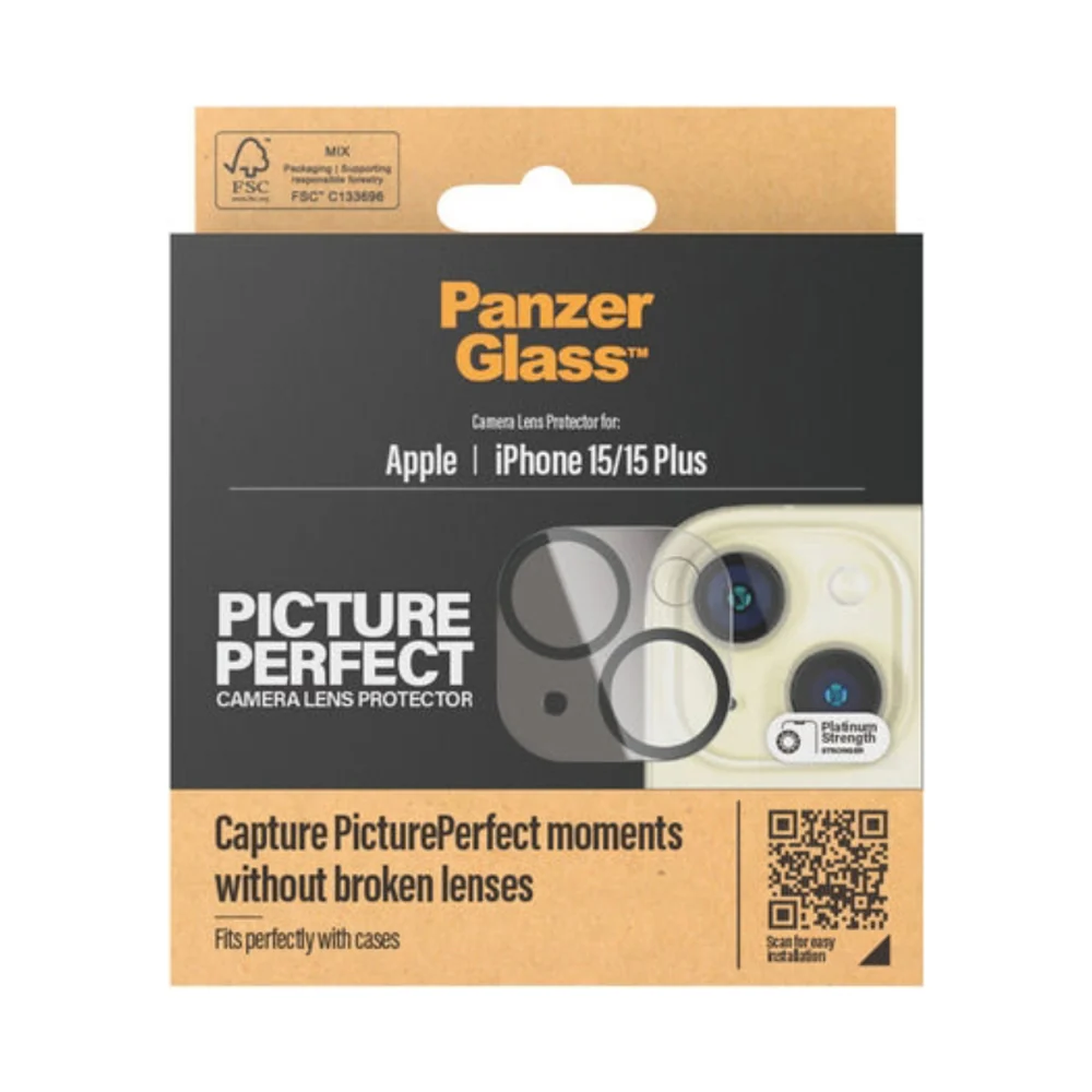 PanzerGlass Picture Perfect Camera Lens Protector for iPhone 15 and 15 Plus Clear - Image 7