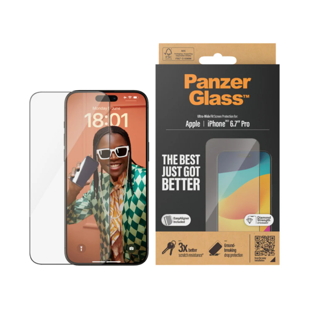 PanzerGlass UltraWide Screen Protector for Apple iPhone 15 Pro Max Clear - Image 6