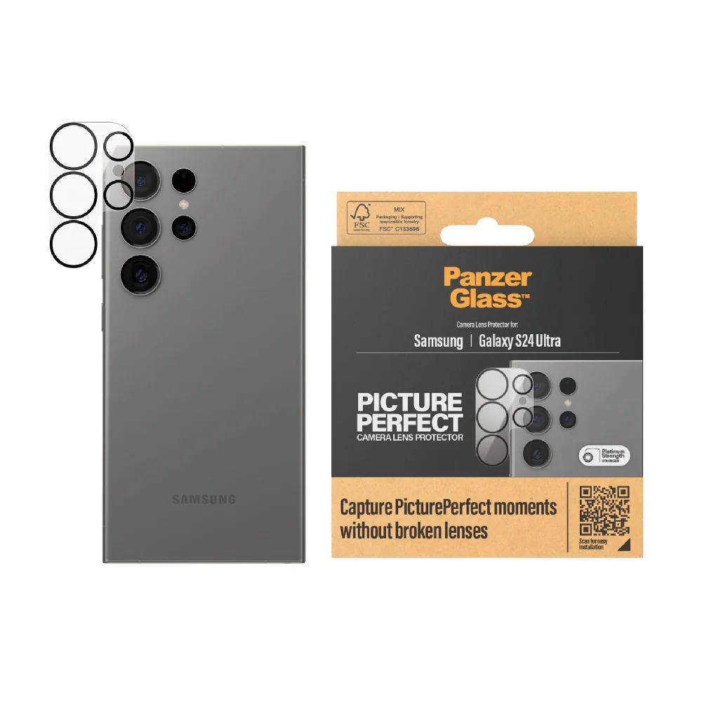 Panzerglass Pictureperfect Camera Lens Protector for Samsung Galaxy S24 Ultra Clear - Image 2