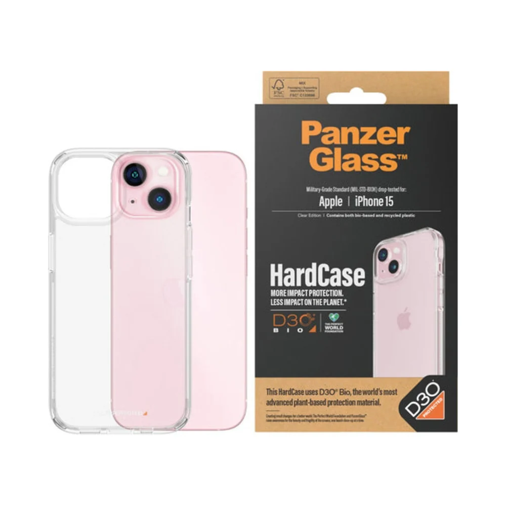 PanzerGlass Hardcase With D3O for iPhone 15 Clear - Image 5