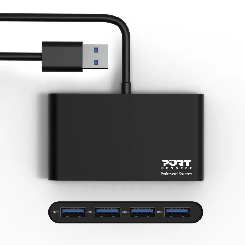 Port Designs 4-Port USB-A 3.0 Hub - Image 4