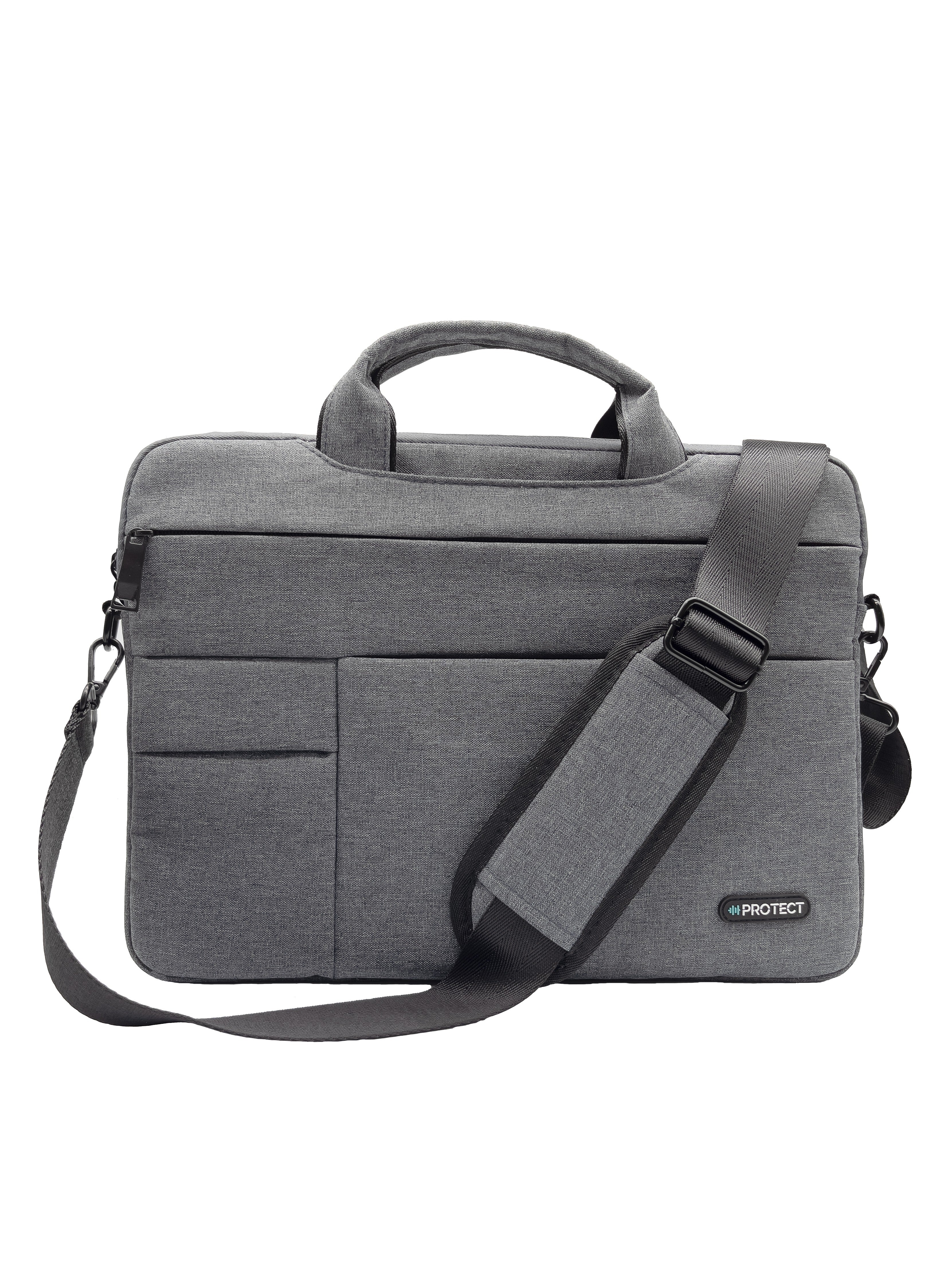 PROTECT  Bussiness 15.6 inch  Laptop Bag, Travel Belt, Shoulder Belt, Oxford Material, Grey, BLT15.5GRY