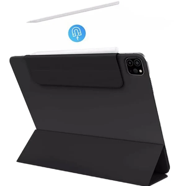 PROTECT  ipad Pro 13 inch 2024 Magnetic Ipad Cover, Trifold Stand, Auto Sleep / Wake up, Silicon, Black, MIPADP13SBLK - Image 4