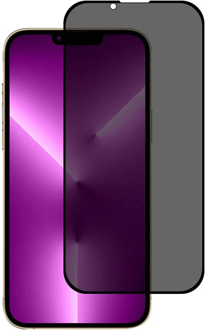 PROTECT iPhone 13 Pro Max Privacy Screen Protector, 9D Tempered Glass, Anti Scratch, Matte , Black, PIP13PMTGM