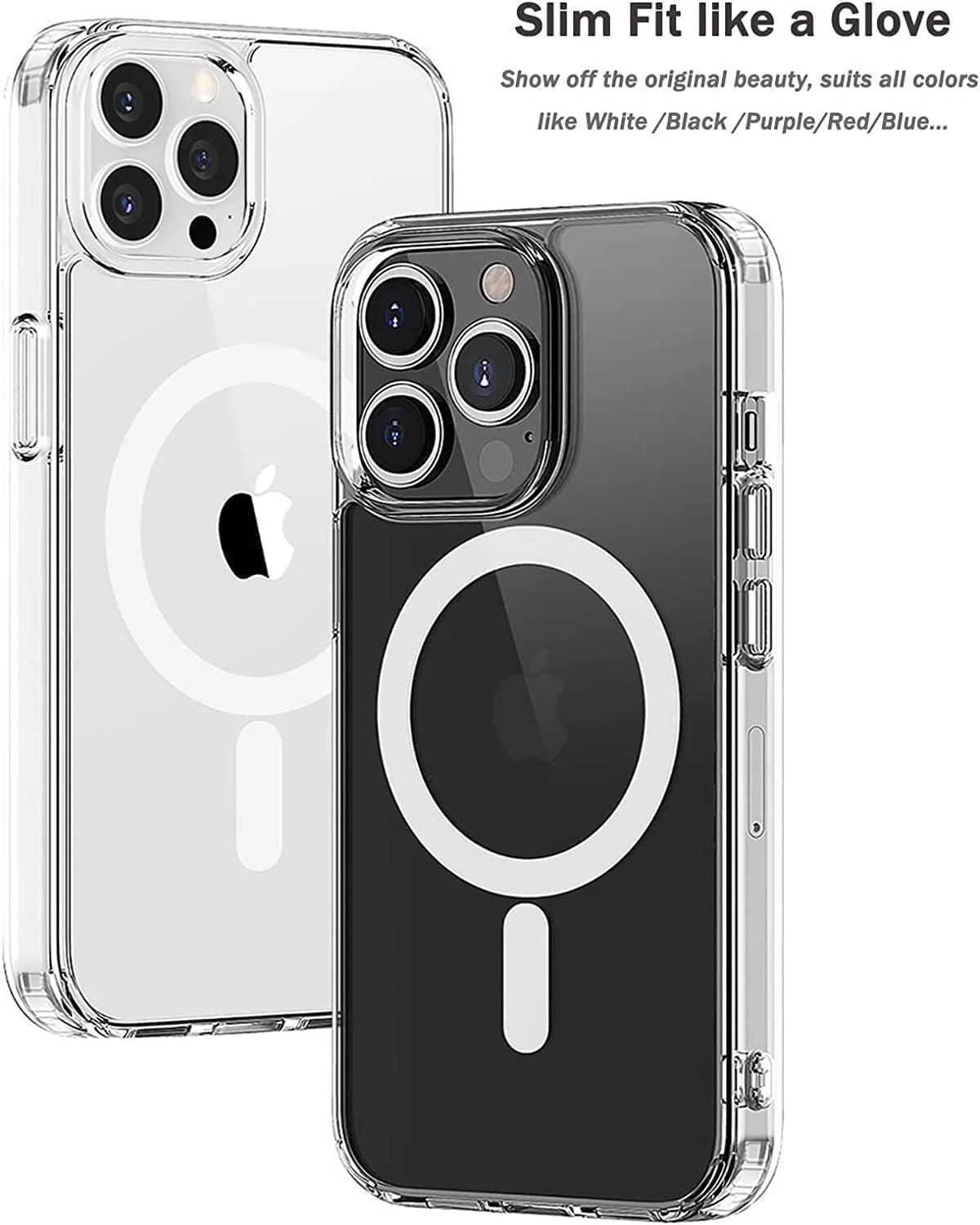 PROTECT  iPhone 14 Pro Magsafe Phone Case, Anti Scratch, Bundle, Screen Protector included, Protective, Clear, MSIP14P - Image 2