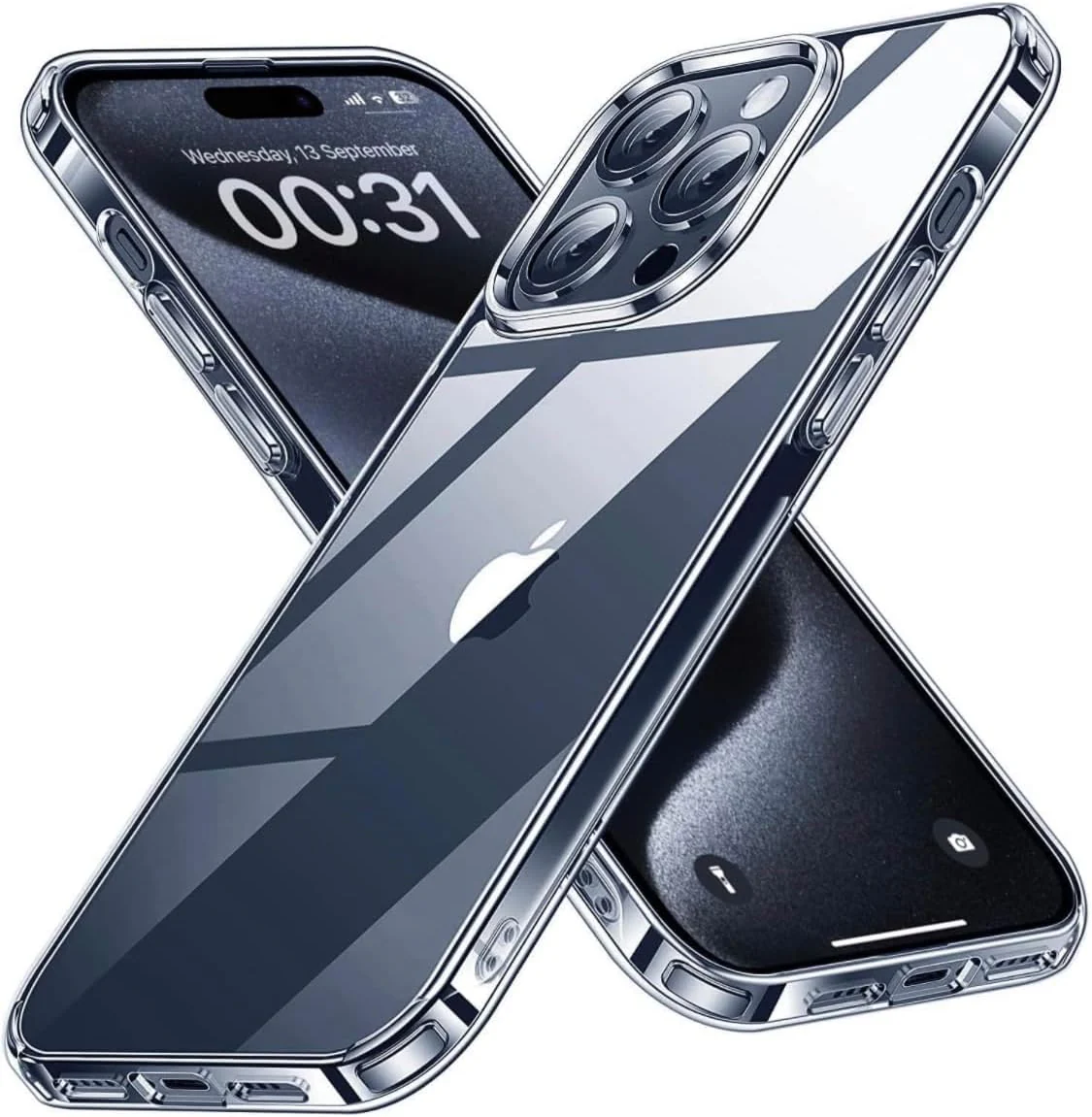 PROTECT iPhone 15 Pro Lucid Phone Case, Anti Scratch, Transparent, Protective, Clear, LIP15P