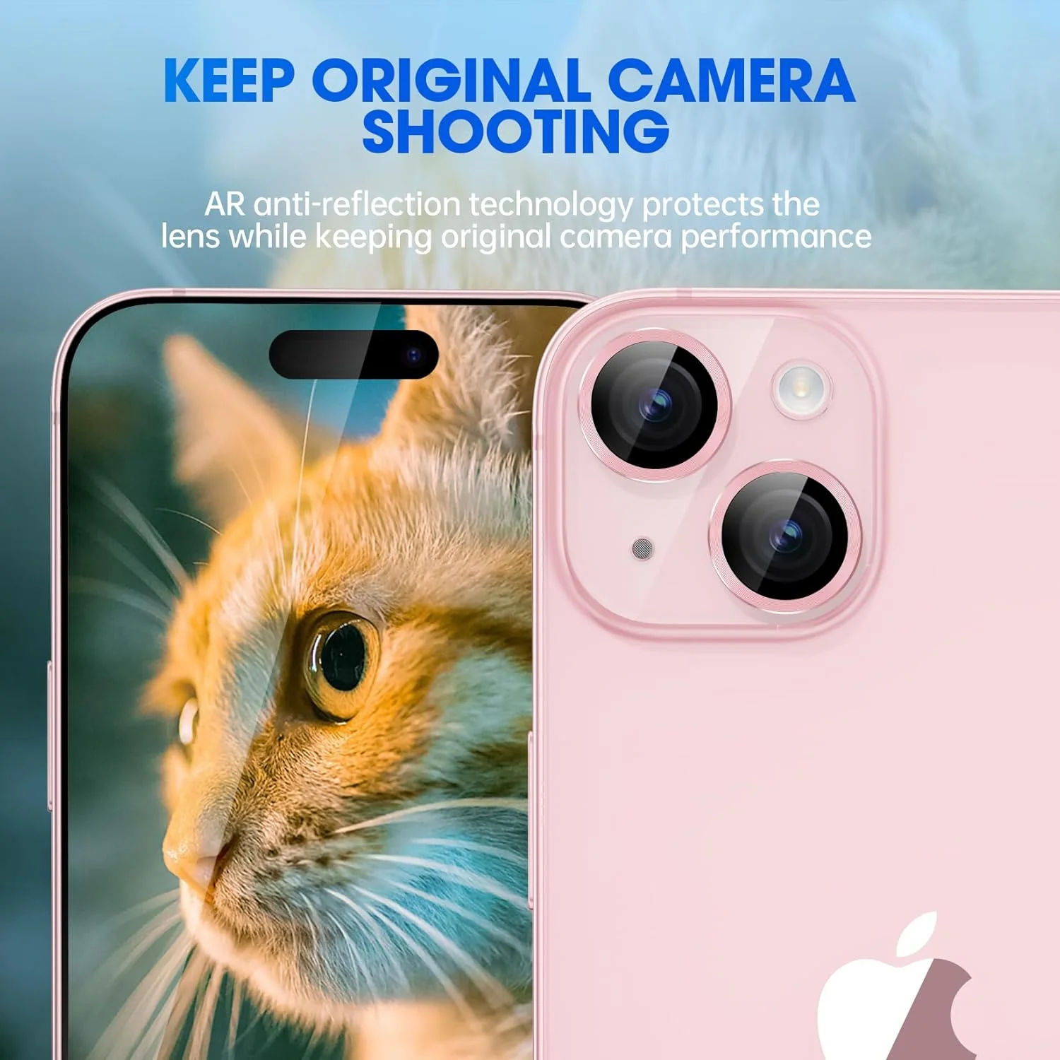 PROTECT  iPhone 15 Pro Xzoom Lens Protector, Sapphire Glass, Alloy Material, Ultra Clear, Premium Finish, Pink, XIP15PNK - Image 4