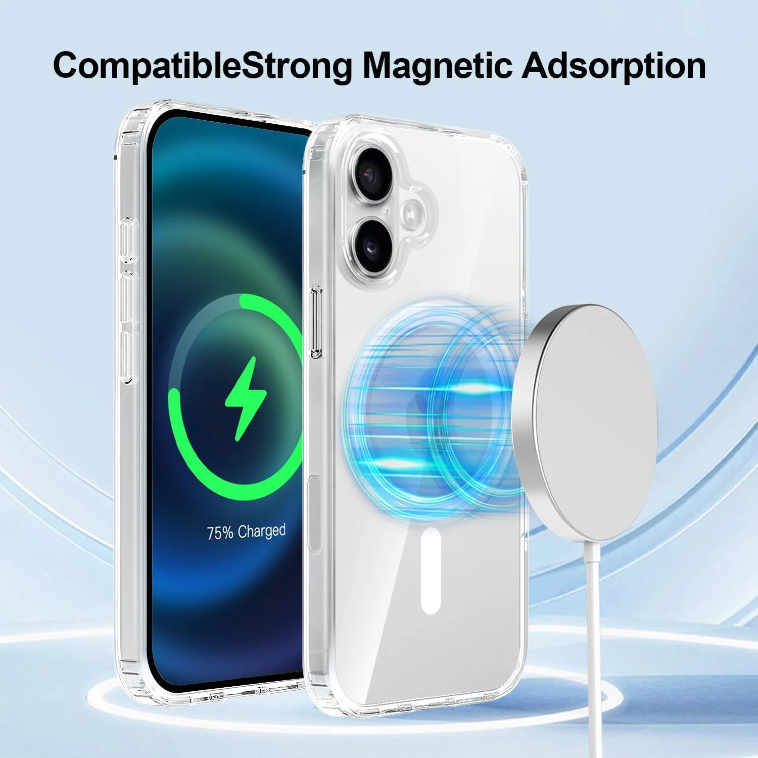 PROTECT IPHONE 16 Magsafe Phone Case, Anti Scratch, Transparent, Protective, Clear, MSIP16 - Image 2