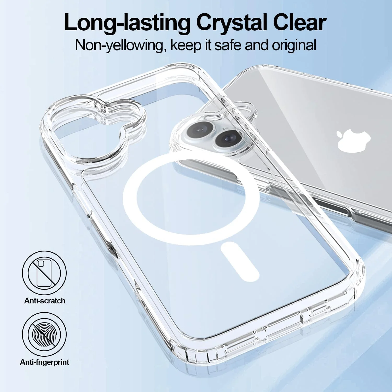 PROTECT IPHONE 16 Magsafe Phone Case, Anti Scratch, Transparent, Protective, Clear, MSIP16 - Image 4
