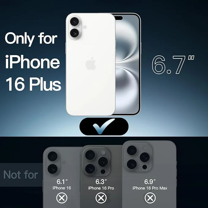 PROTECT  iPhone 16 Plus Magsafe Phone Case, Anti Scratch, Transparent, Protective, Clear, MSIP16PL - Image 2