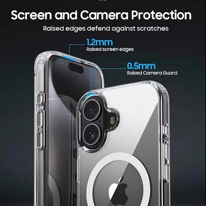 PROTECT  iPhone 16 Plus Magsafe Phone Case, Anti Scratch, Transparent, Protective, Clear, MSIP16PL - Image 3
