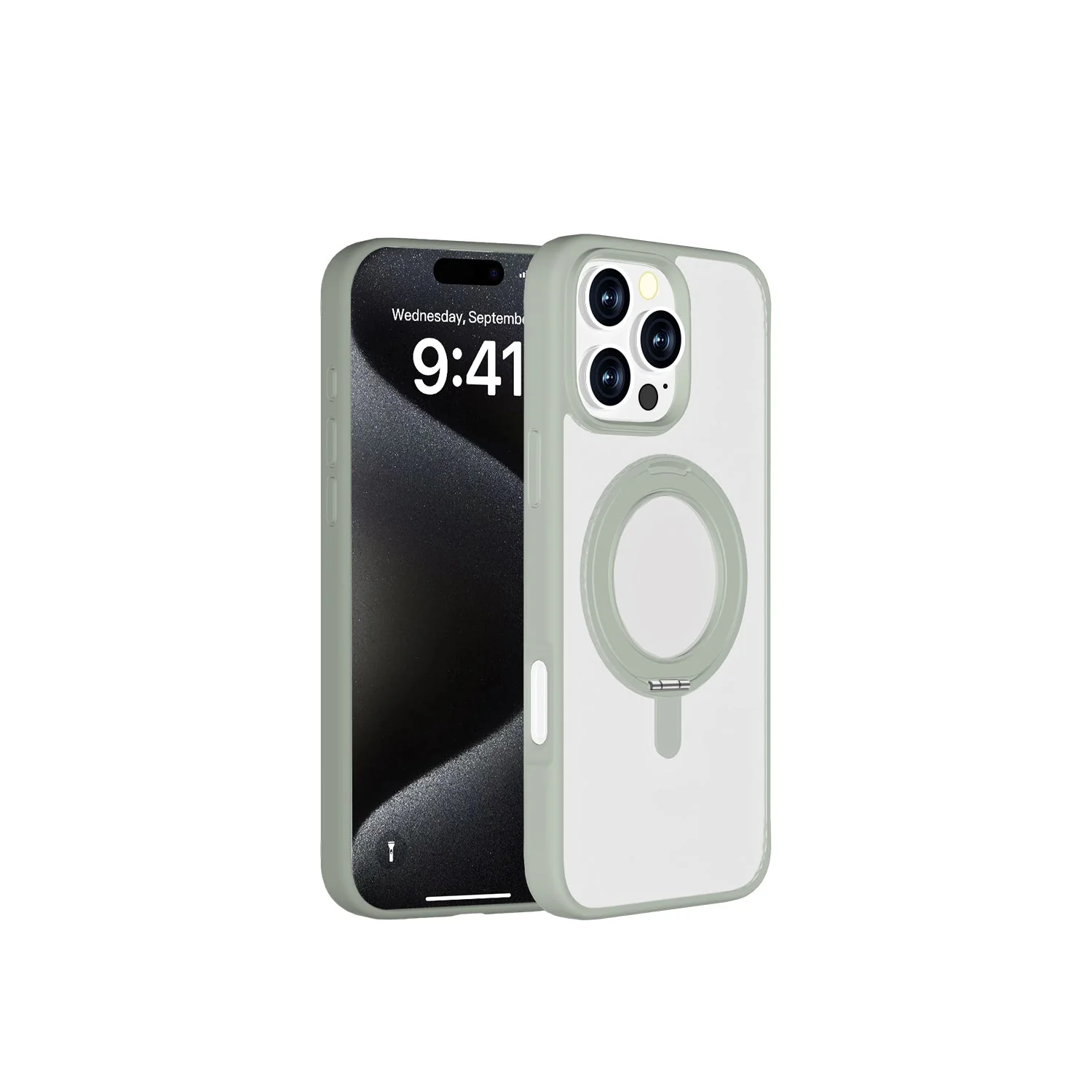 PROTECT  iPhone 16 Pro Max Fume Phone Case, Magsafe, Platinum, FMSIP16PMPLT