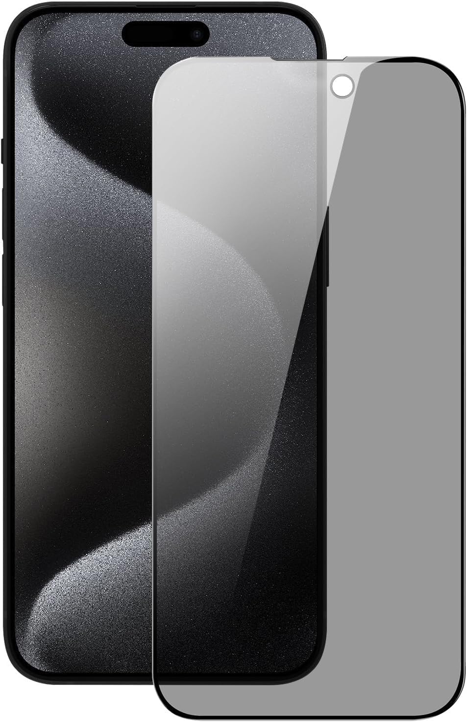 PROTECT  iPhone 16 Pro Max Privacy Screen Protector,  9D Tempered Glass, Anti Scratch, Matte , Black, PIP16PM - Image 2