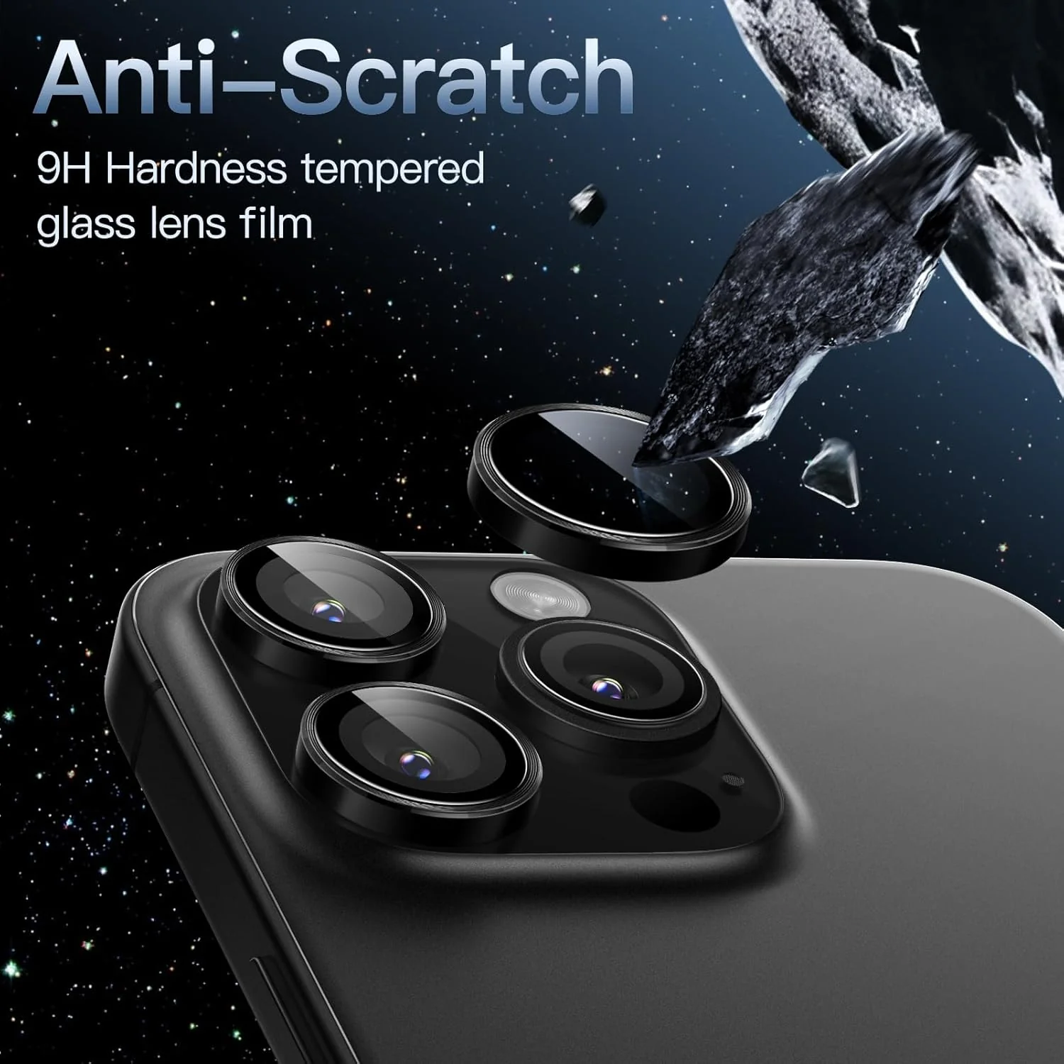 PROTECT iPhone 16 Pro Xzoom Lens Protector, Sapphire Glass, Alloy Material, Ultra Clear, Premium Finish, Black, XIP16PBLK - Image 4