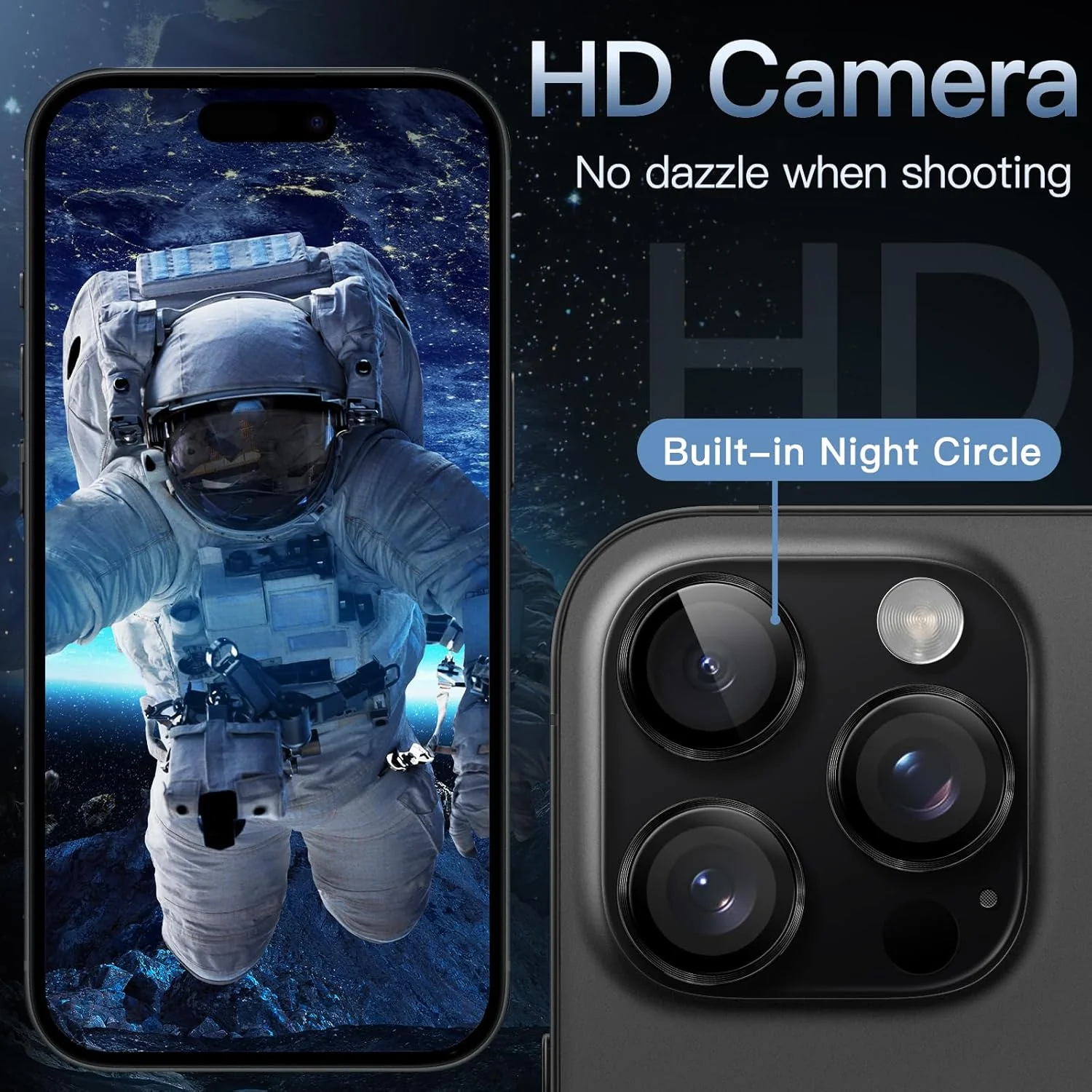 PROTECT iPhone 16 Pro Xzoom Lens Protector, Sapphire Glass, Alloy Material, Ultra Clear, Premium Finish, Black, XIP16PBLK - Image 5