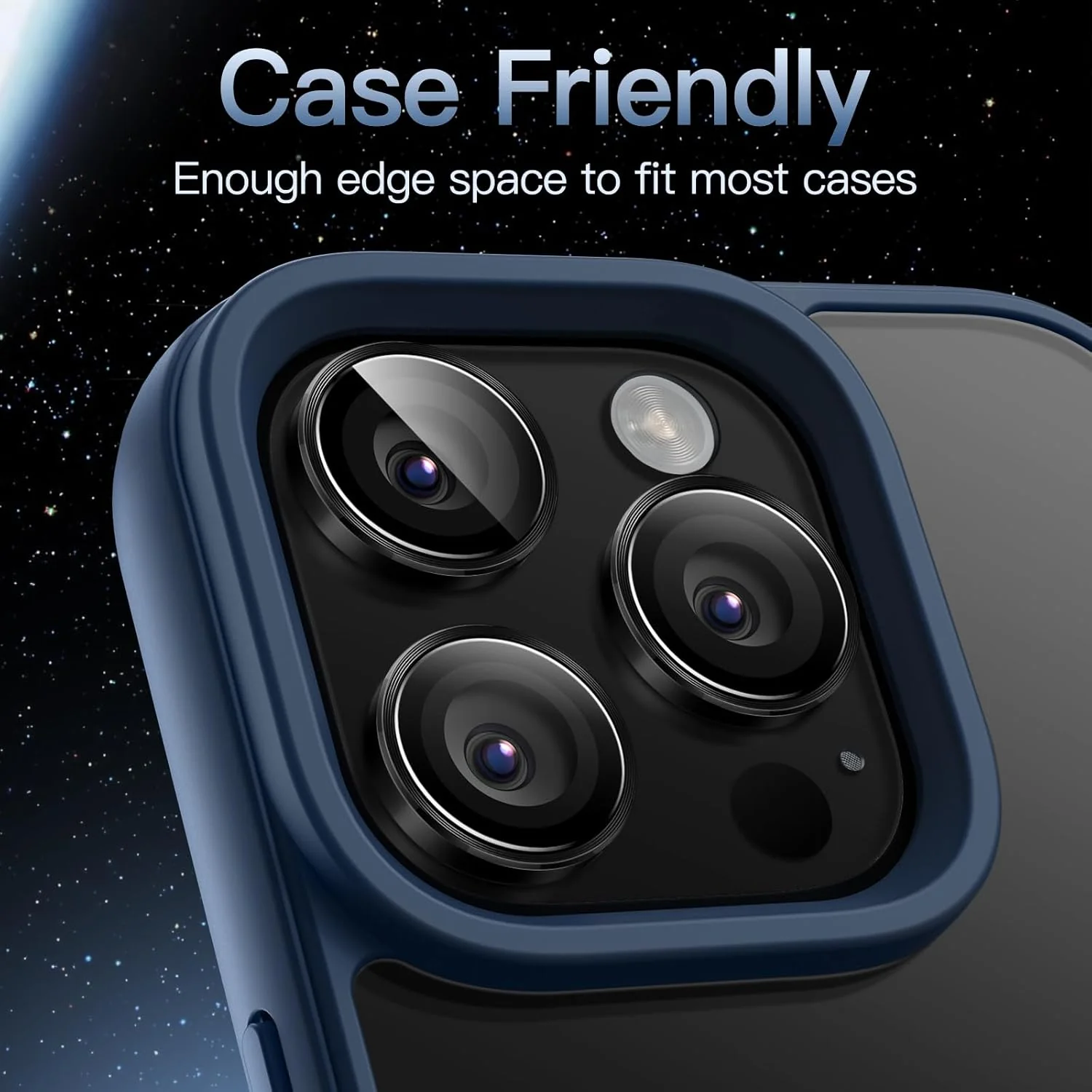 PROTECT iPhone 16 Pro Xzoom Lens Protector, Sapphire Glass, Alloy Material, Ultra Clear, Premium Finish, Black, XIP16PBLK - Image 6