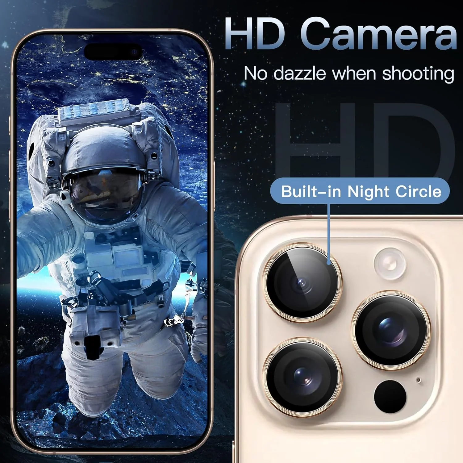 PROTECT iPhone 16 Pro Xzoom Lens Protector, Sapphire Glass, Alloy Material, Ultra Clear, Premium Finish, Brown, XIP16PBRN - Image 5