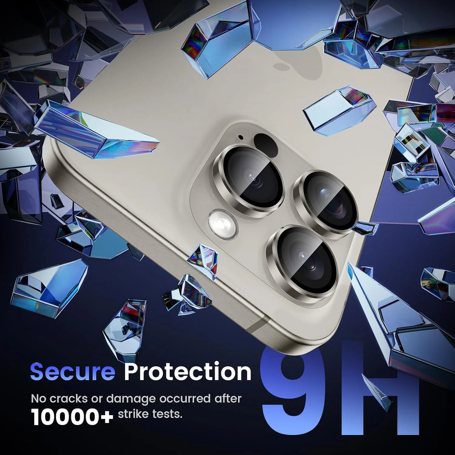 PROTECT  iPhone 16 Pro Xzoom Lens Protector, Sapphire Glass, Alloy Material, Ultra Clear, Premium Finish, Platinum, XIP16PPLT - Image 4