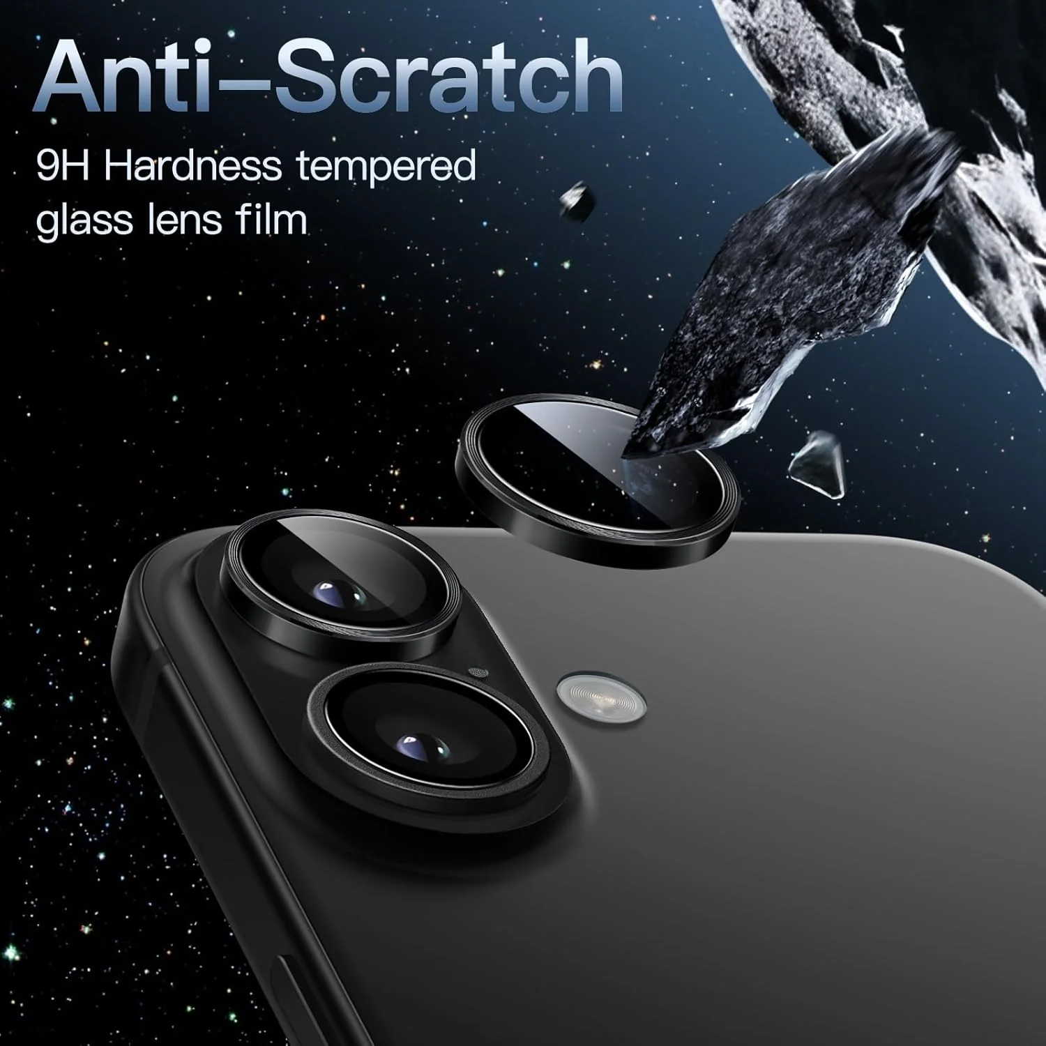 PROTECT  iPhone 16 Xzoom Lens Protector, Sapphire Glass, Alloy Material, Ultra Clear, Premium Finish, Black, XIP16BLK - Image 4