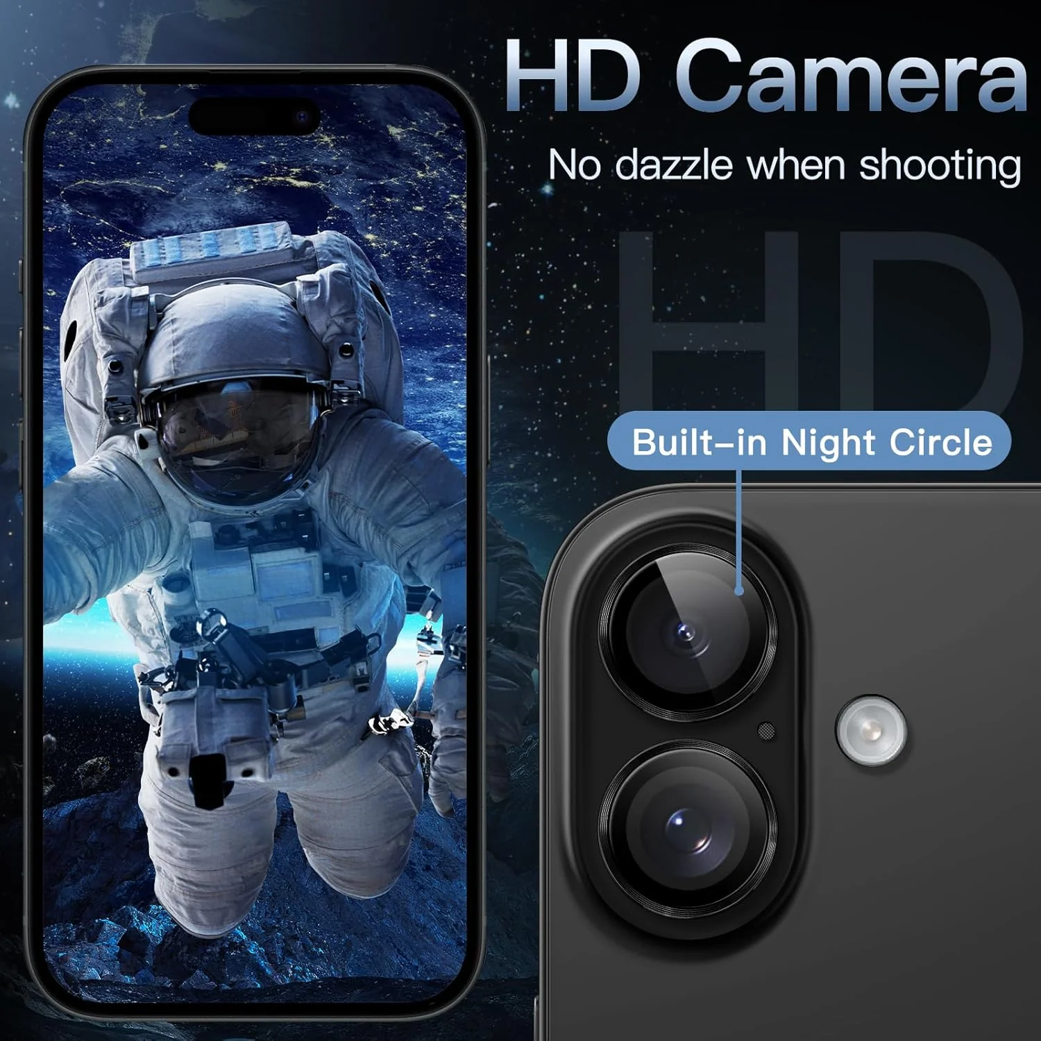 PROTECT  iPhone 16 Xzoom Lens Protector, Sapphire Glass, Alloy Material, Ultra Clear, Premium Finish, Black, XIP16BLK - Image 5