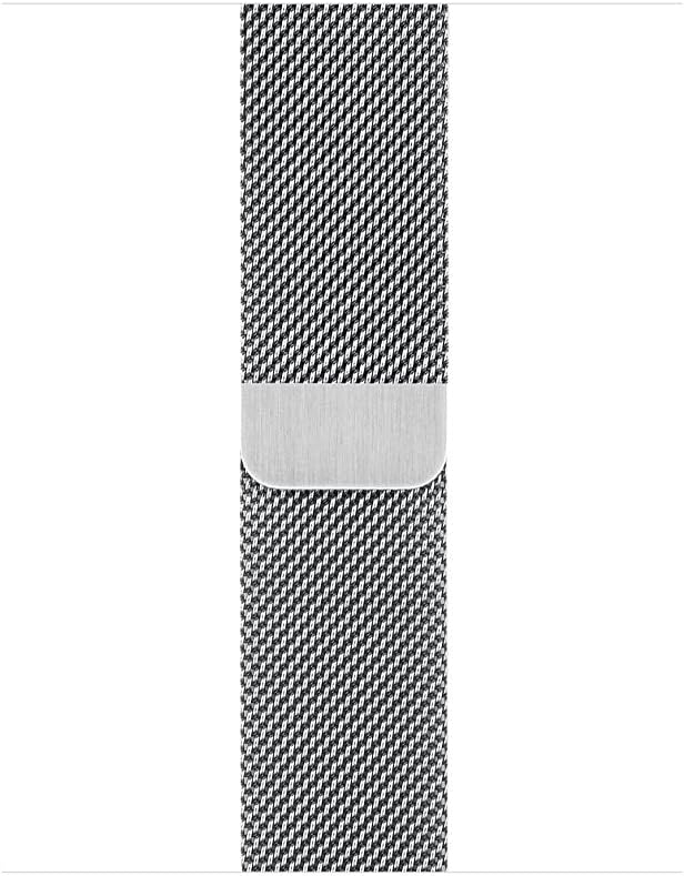 PROTECT  Milanese Band Watch Strap, For Apple Watch, 42/44/45mm, Silver, MWS42S - Image 3