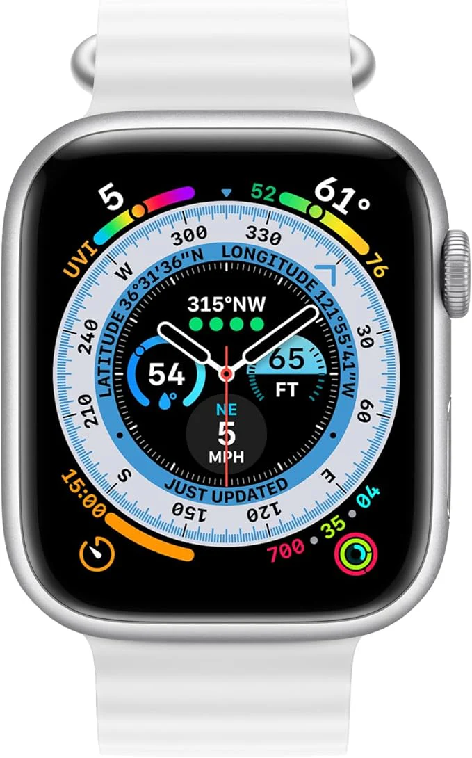 PROTECT  Ocean Band Watch Strap, For Apple Watch, 38/40/41mm, White, OWS41WHT - Image 2