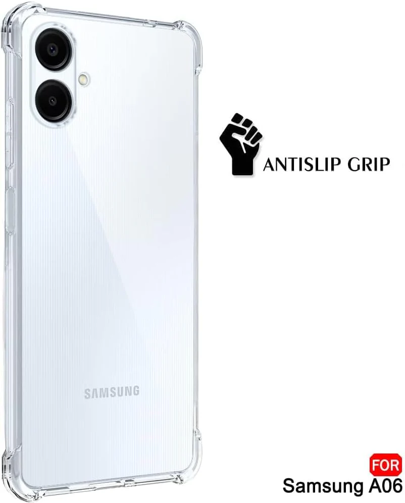 PROTECT  Samsung A06 Lucid Phone Case, Anti Scratch, Bundle, Screen Protector included, Protective, Clear, LSAMA06 - Image 3