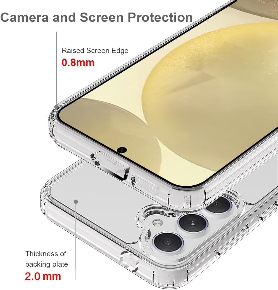 PROTECT  Samsung A56 Lucid Phone Case, Anti Scratch, Bundle, Screen Protector included, Protective, Clear, LSAMA56 - Image 4