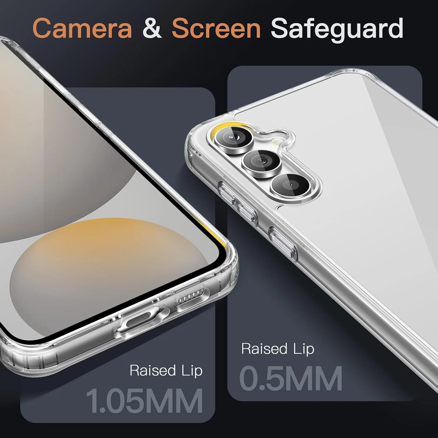 PROTECT  Samsung S24 FE Lucid Phone Case, Anti Scratch, Bundle, Screen Protector included, Protective, Clear, LSAMS24FE - Image 4