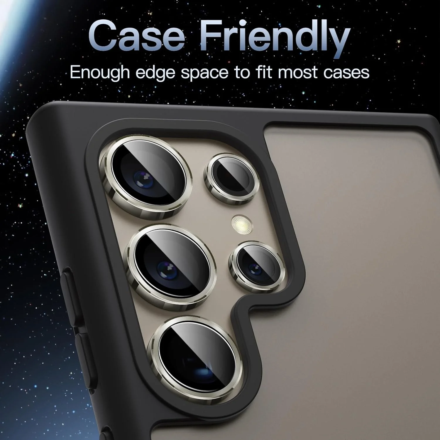 PROTECT Samsung S24 Ultra Xzoom Lens Protector, Sapphire Glass, Alloy Material, Ultra Clear, Premium Finish, Grey, XSMS24UGRY - Image 5