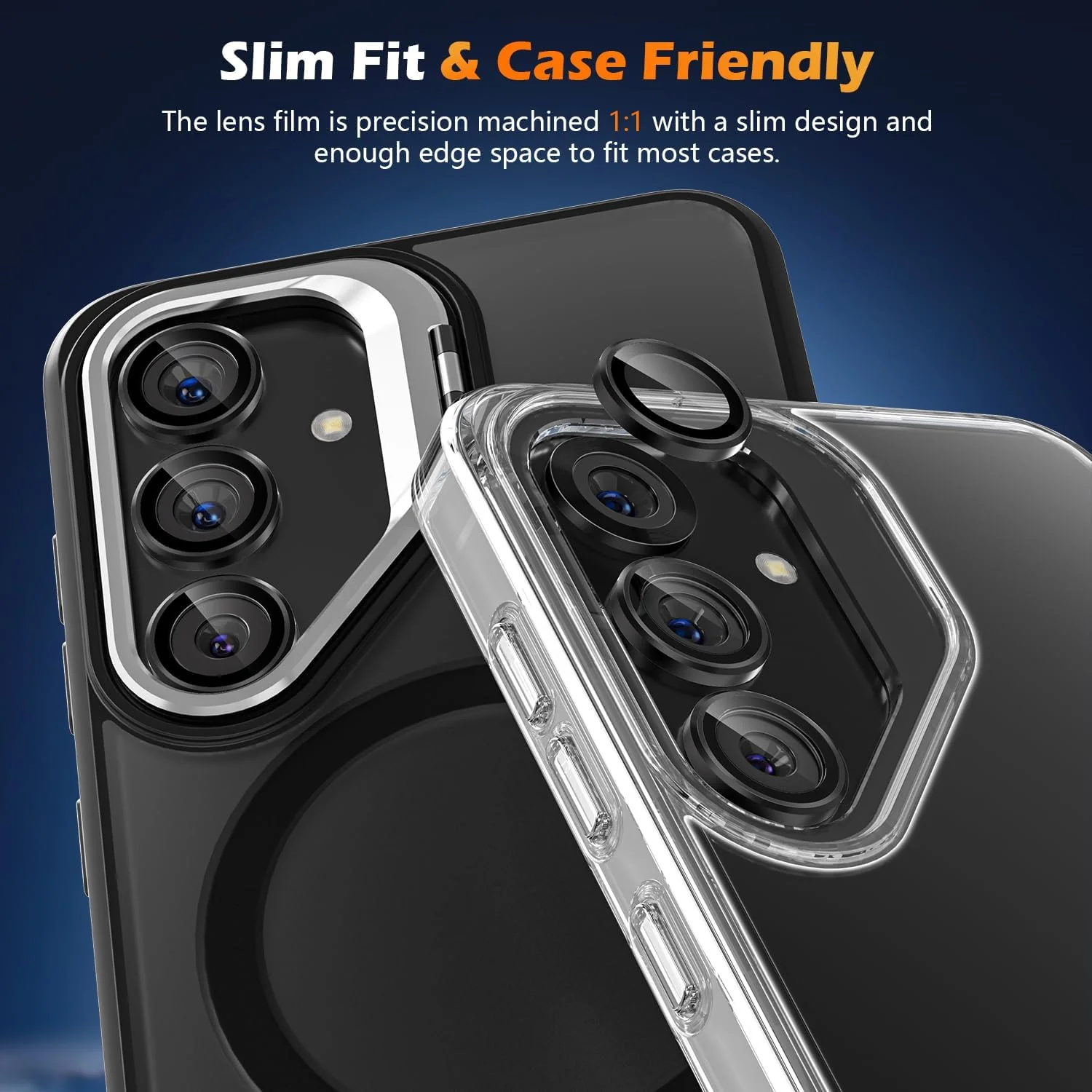 PROTECT Samsung S25 Plus Xzoom Lens Protector, Sapphire Glass, Alloy Material, Ultra Clear, Premium Finish, Black, XSMS25PBLK - Image 4