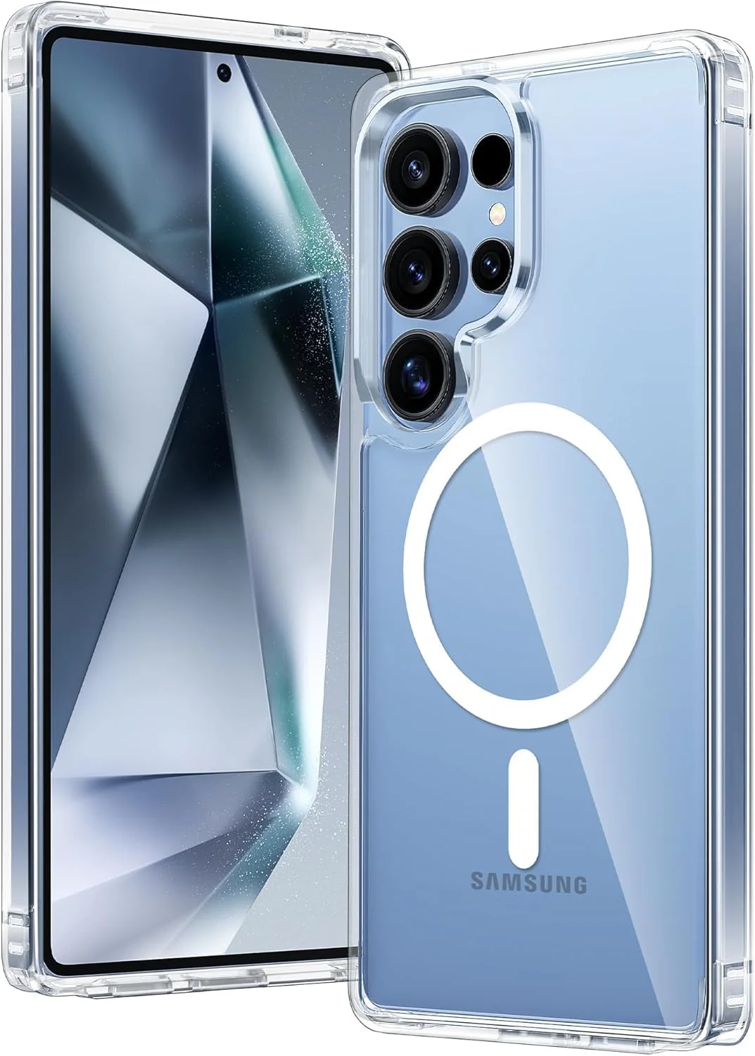 PROTECT  Samsung S25 Ultra Magnetic Phone Case, Anti Scratch, Transparent, Protective, Clear, MSAMS25U