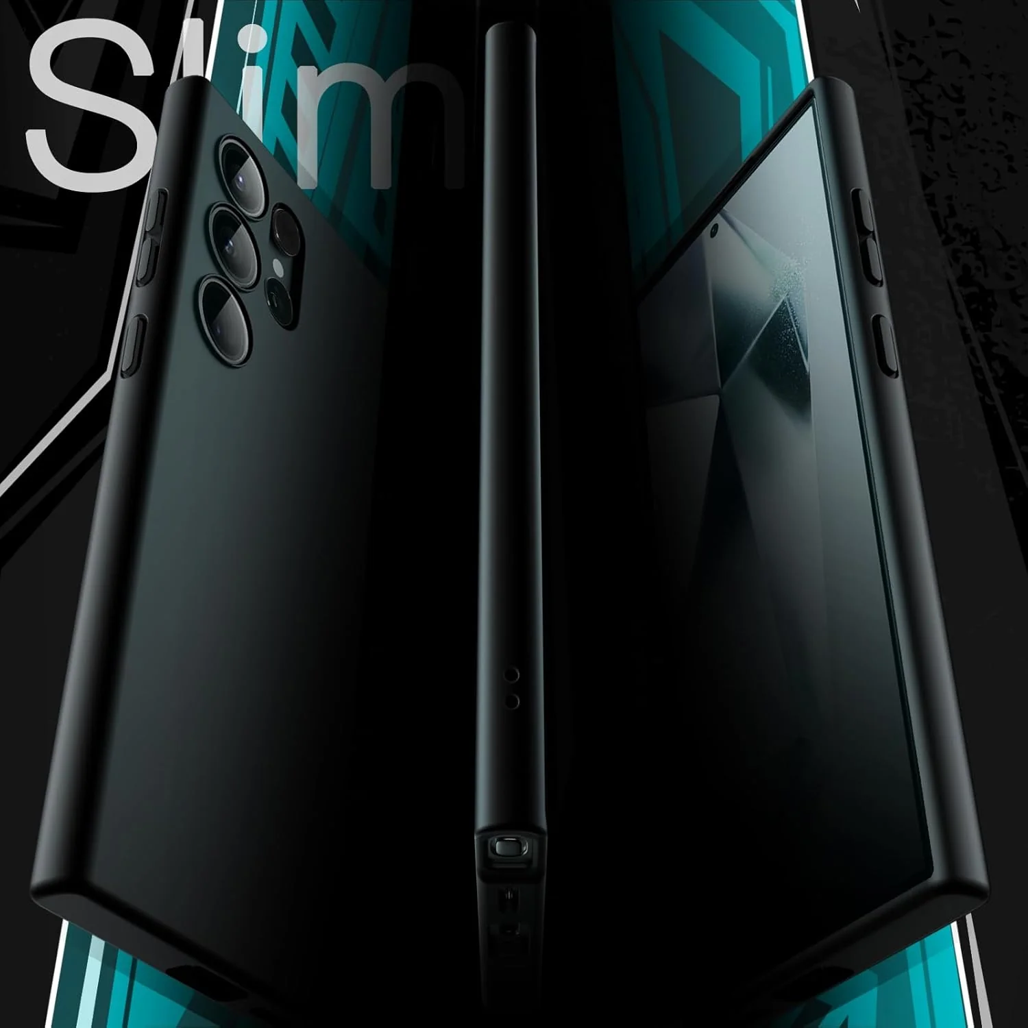 PROTECT  Samsung S25 Ultra Silicon Phone Case, Magnetic, Protective, Anti Scratch, Black, SMS25UBLK - Image 2