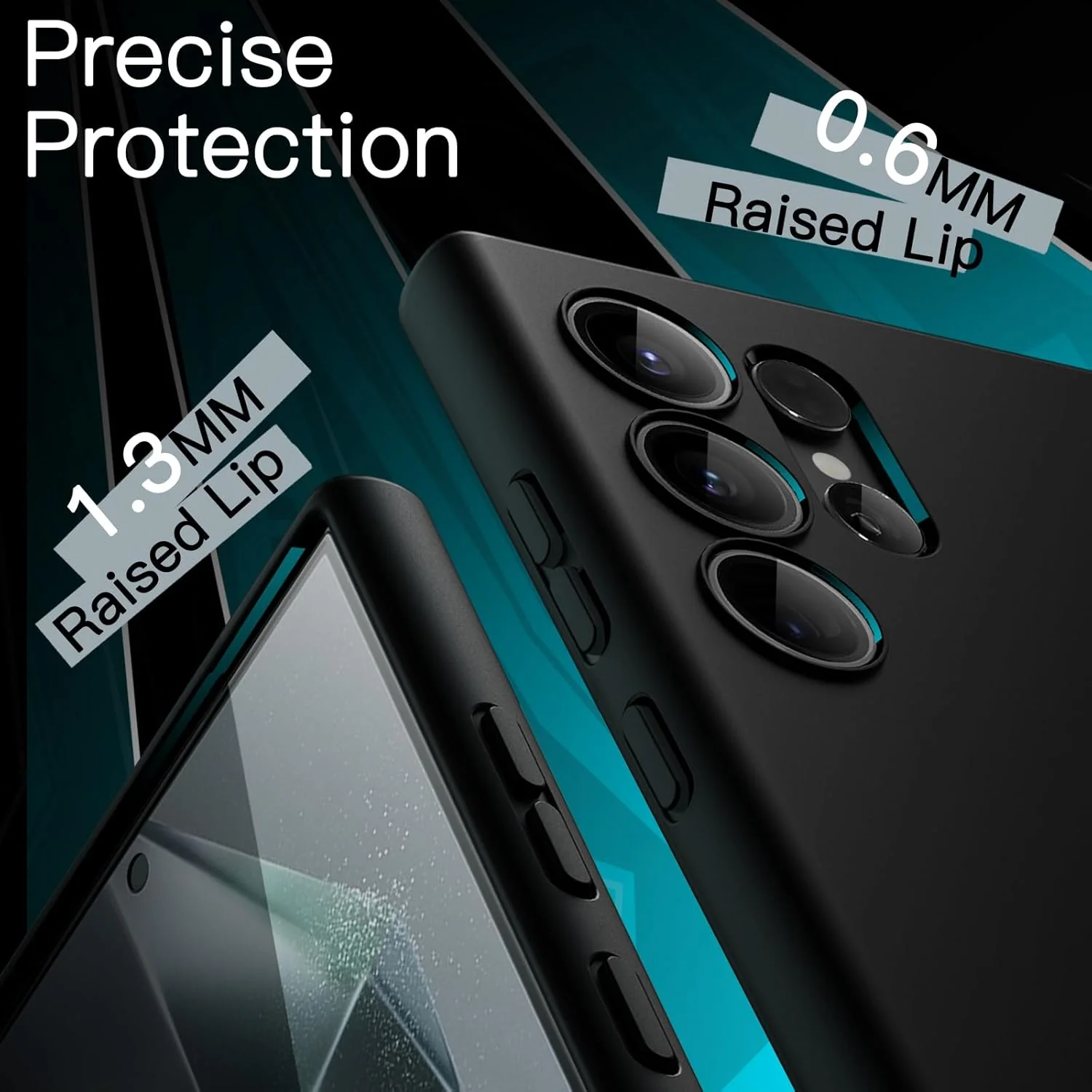 PROTECT  Samsung S25 Ultra Silicon Phone Case, Magnetic, Protective, Anti Scratch, Black, SMS25UBLK - Image 4