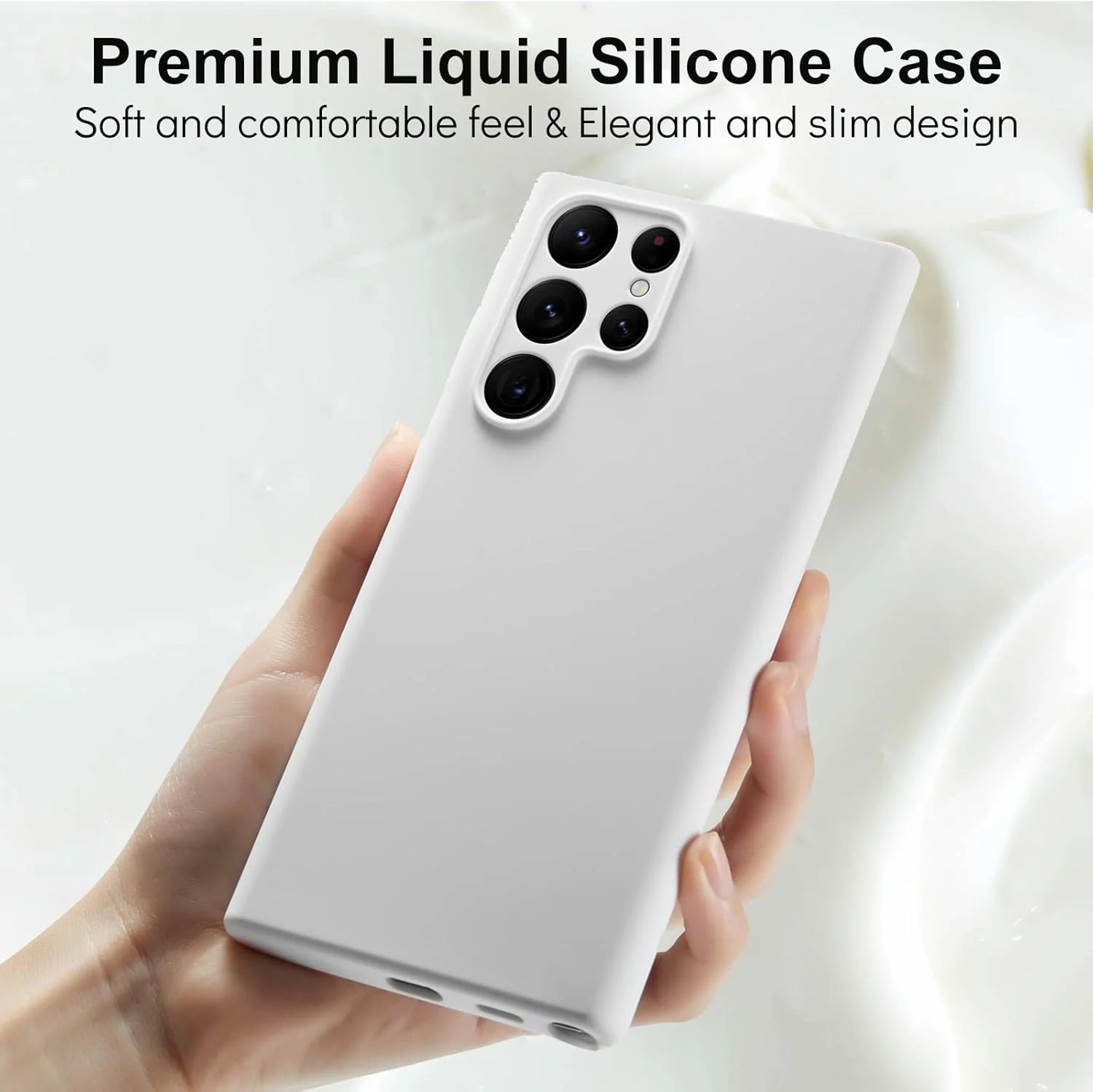 PROTECT  Samsung S25 Ultra Silicon Phone Case, Magnetic, Protective, Anti Scratch, Grey, SMS25UGRY - Image 2