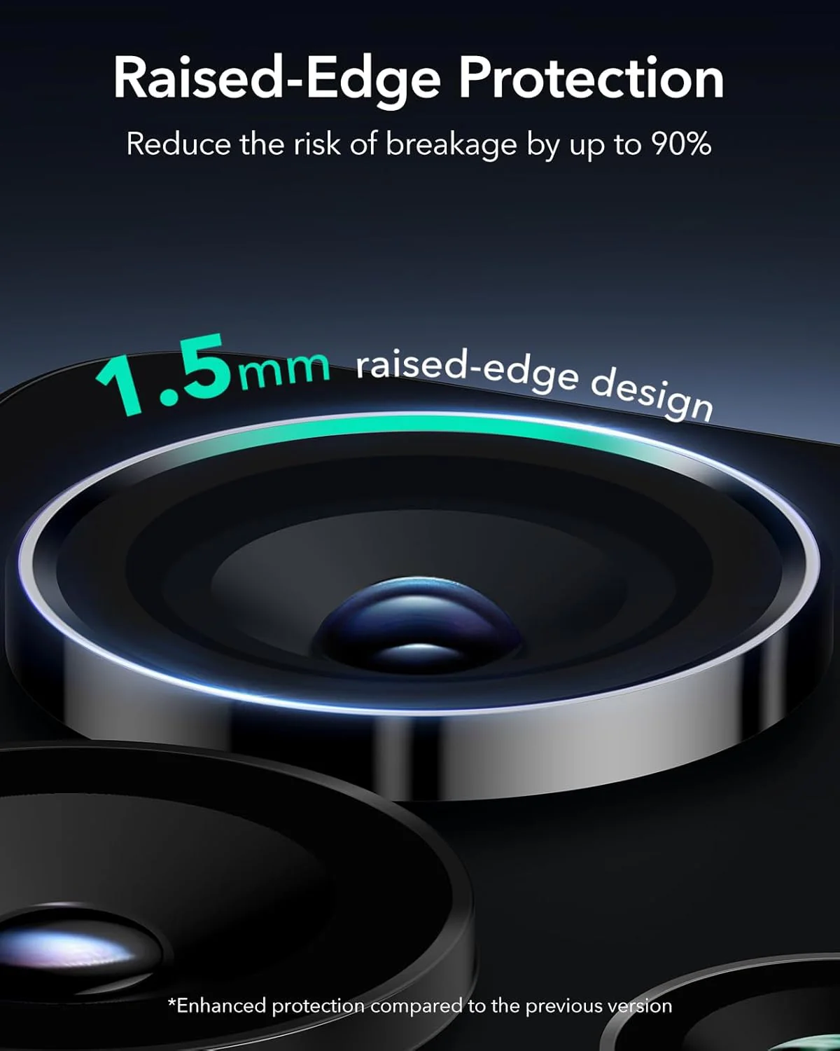 PROTECT  Samsung S25 Ultra Xzoom Lens Protector, Sapphire Glass, Alloy Material, Ultra Clear, Premium Finish, Black, XSMS25UBLK - Image 3