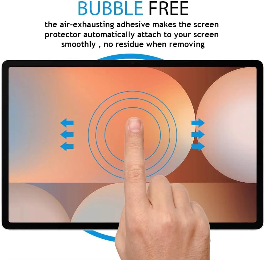 PROTECT Samsung Tab S10 Plus Sapphire Crystal Screen Protector, Protective, Anti Scratch, Tempered Glass, Clear, SCSMS10P - Image 6