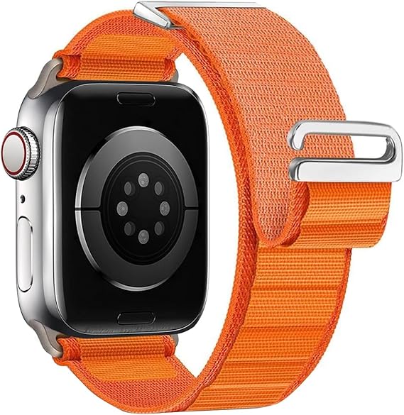 PROTECT  Ultra Band Watch Strap, For Apple Watch, 38/40/41mm, Premium fabric, Orange, UWS41O