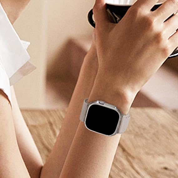 PROTECT  Ultra Band Watch Strap, For Apple Watch, 38/40/41mm, Premium fabric, Orange, UWS41O - Image 4
